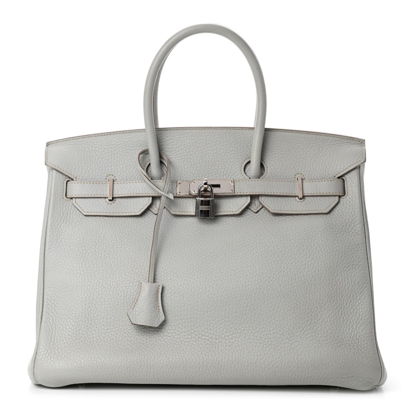 Taurillon Clemence Birkin 35 Gris Perle