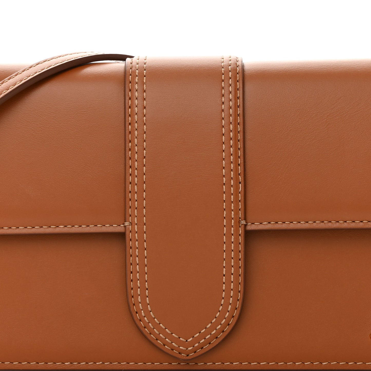 Smooth Calfskin Le Bambino Long Light Brown