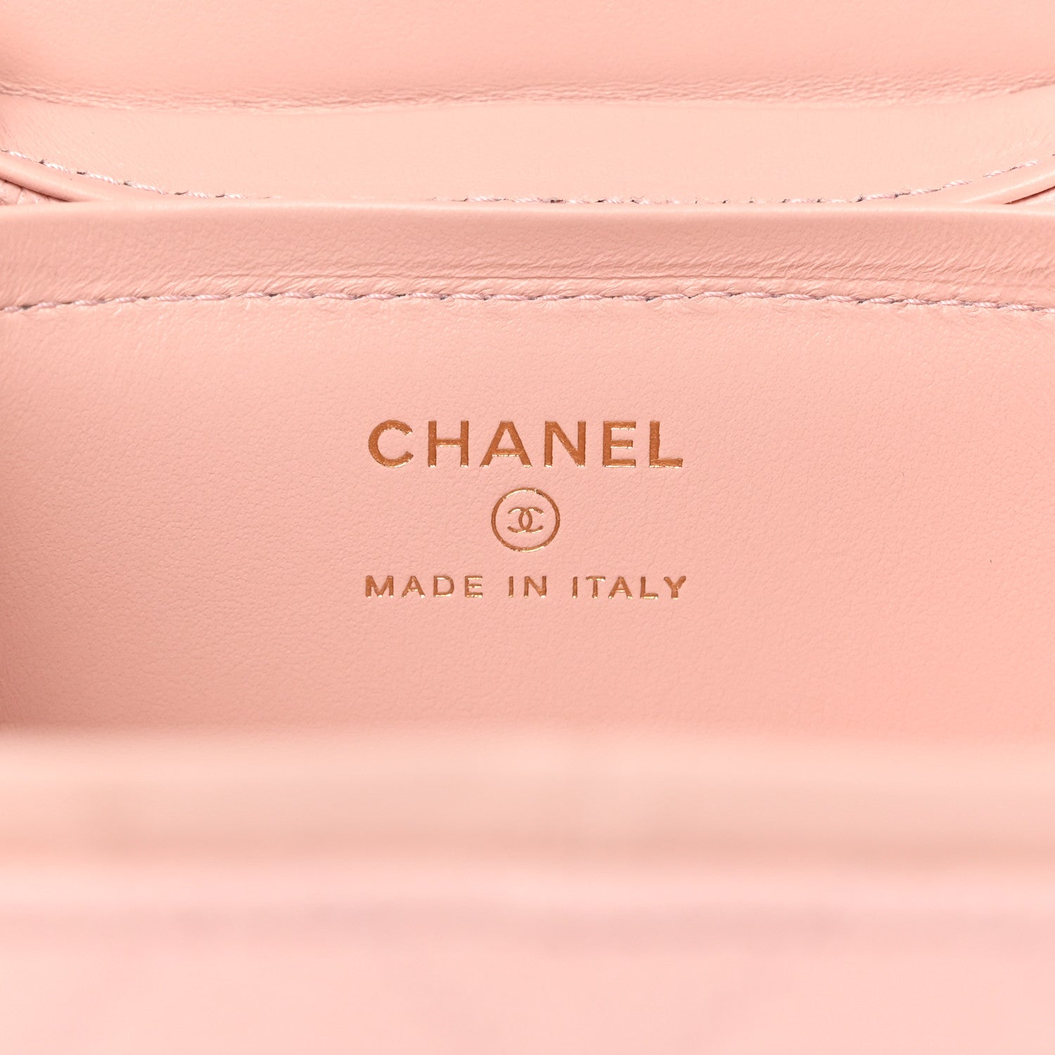 Chanel Caviar Quilted Mini Vanity Wrist Case With Chain Light Pink 6 of 7