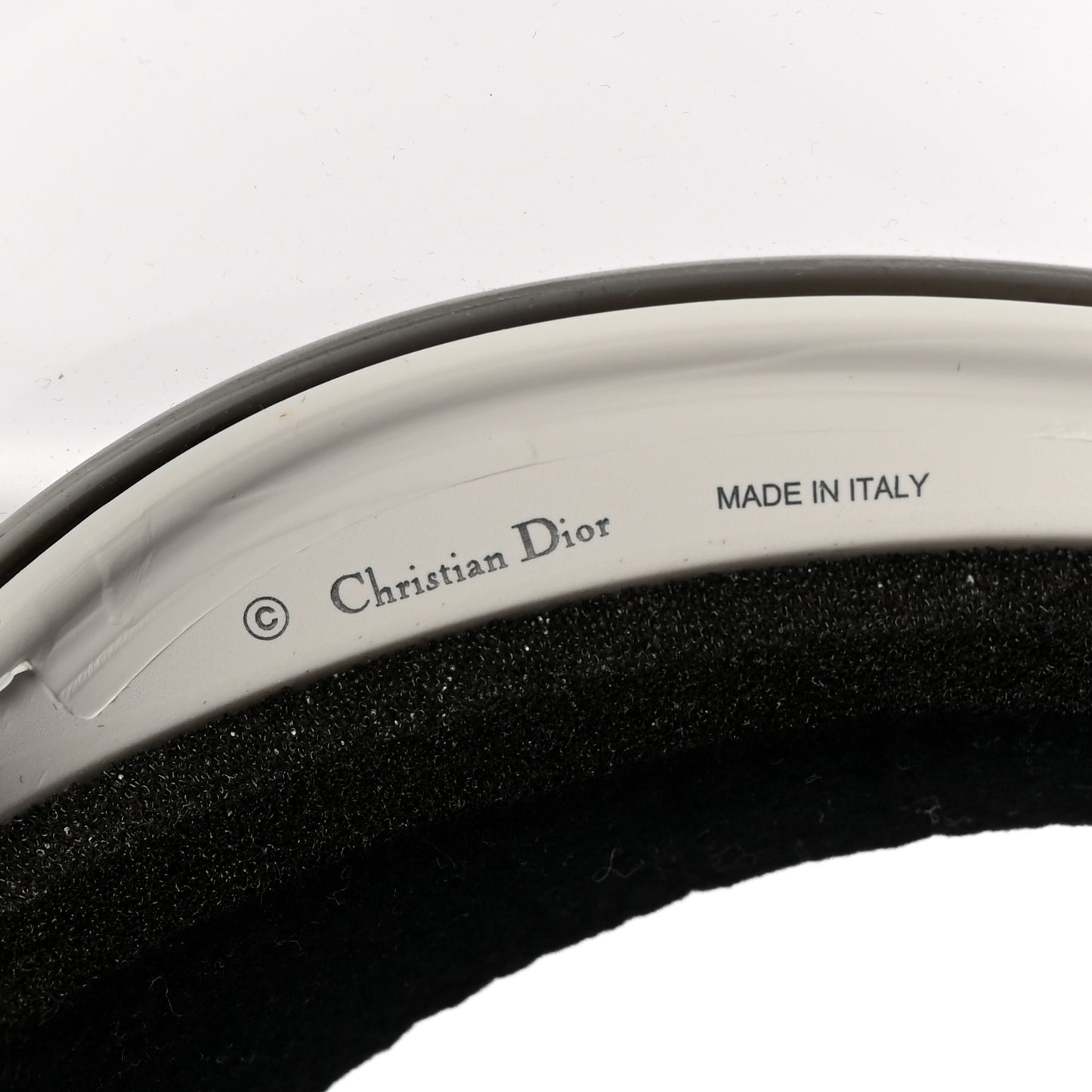 Mirrored DiorClub1 Sun Visor Grey