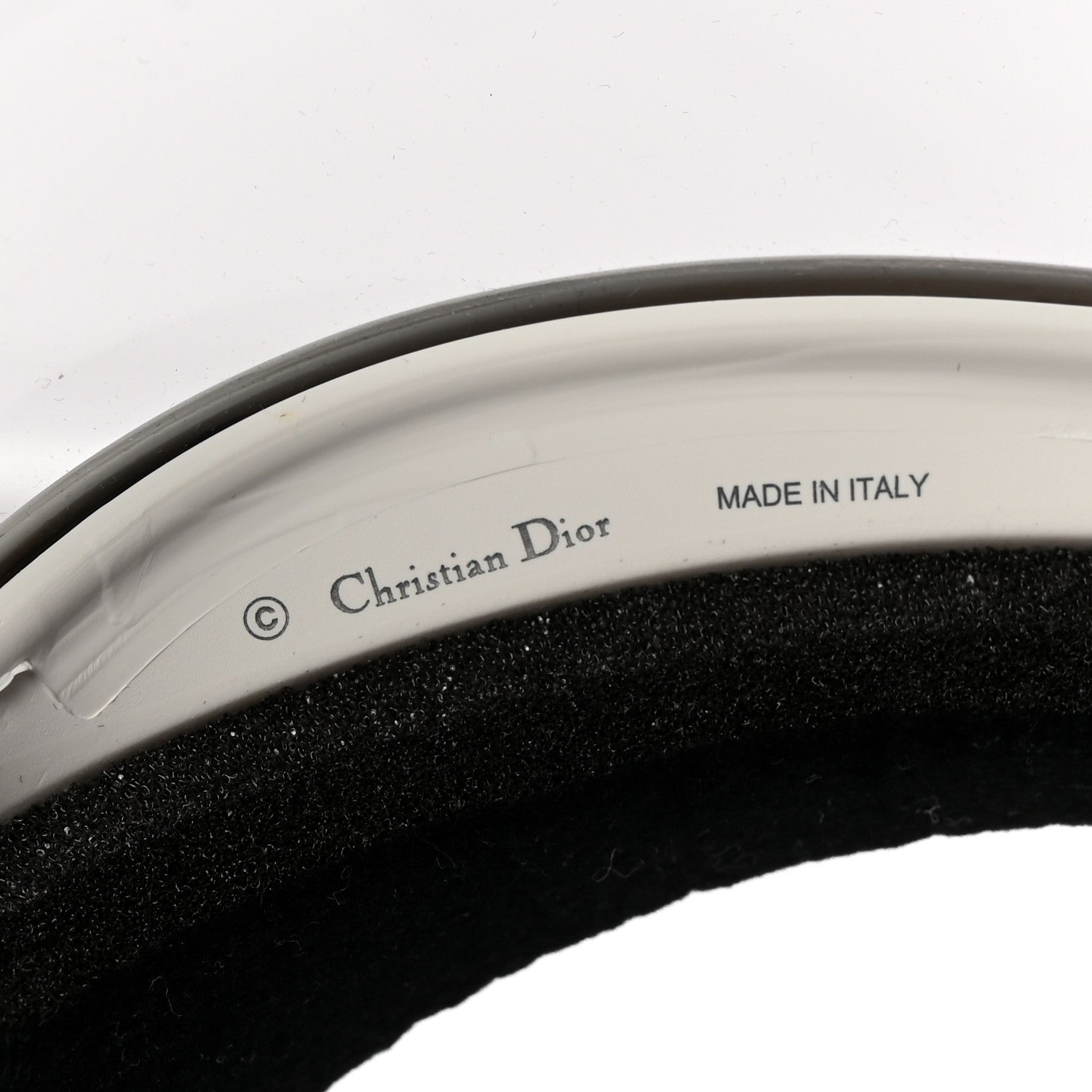 Christian Dior Mirrored DiorClub1 Sun Visor Grey 8 of 10