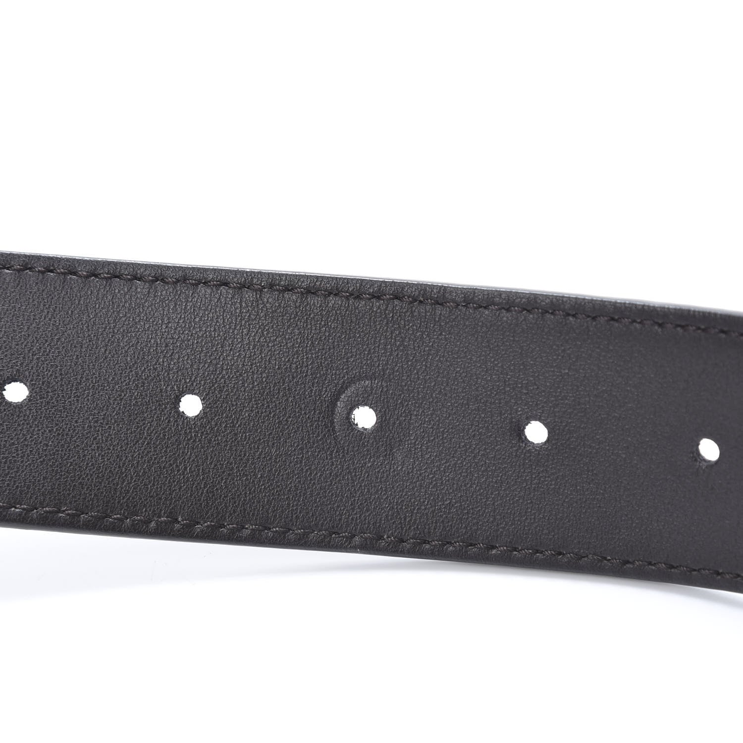 Gucci Moon Calfskin Nickel Double G 40mm Belt 95 38 Dark Cocoa 6 of 7