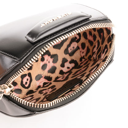 Givenchy Shiny Lord Calfskin Small Antigona Beauty Wristlet Black 5 of 7