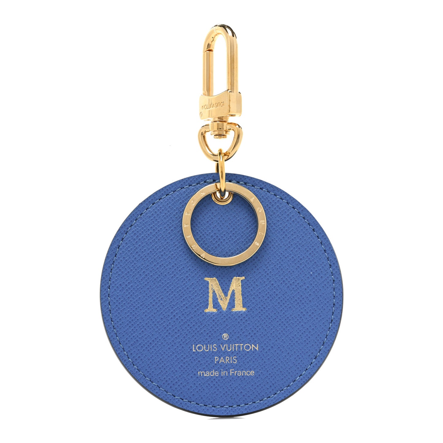 Monogram 2019 Christmas Animation Venice Bag Charm Key Ring Blue