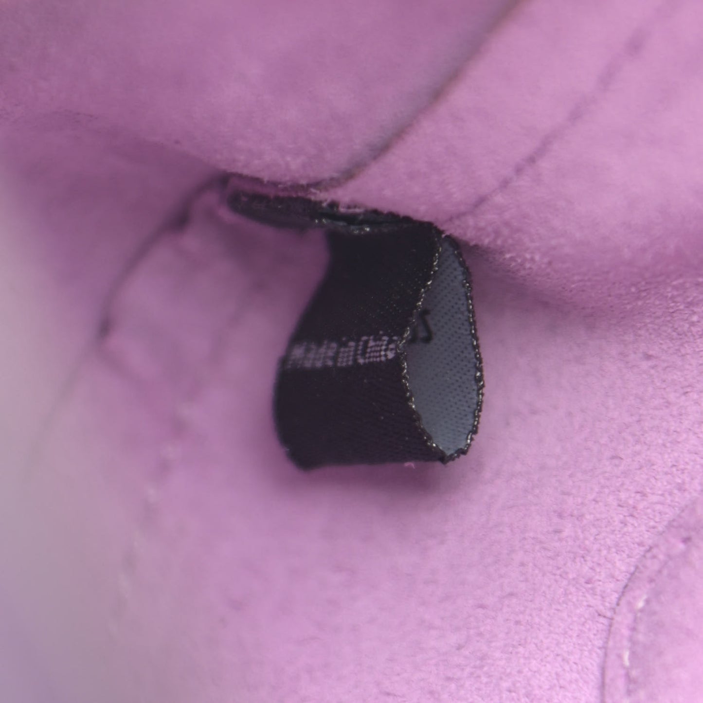 Lizard Embossed Calfskin Amberley Satchel Purple