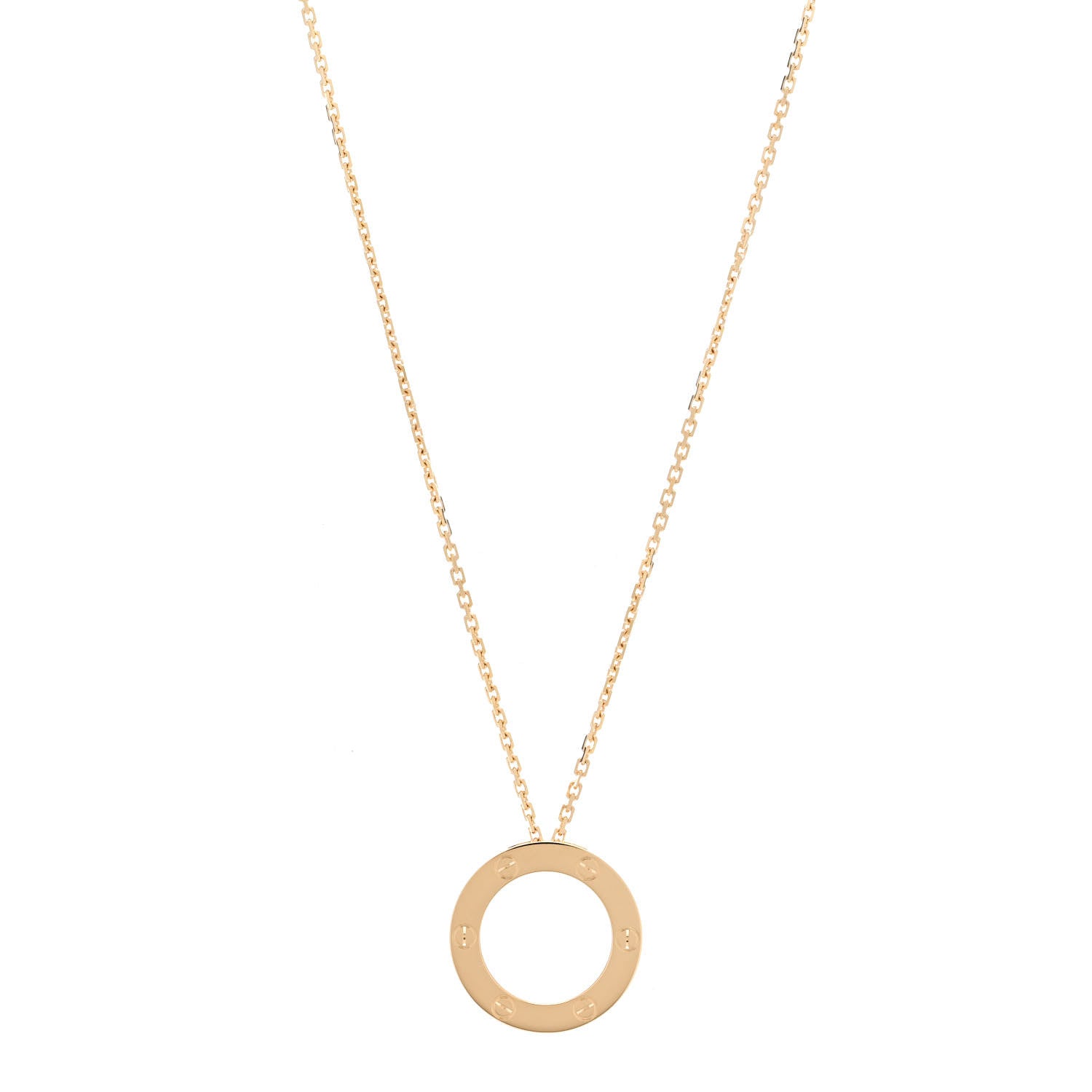 Cartier 18K Yellow Gold LOVE Pendant Necklace 1 of 5