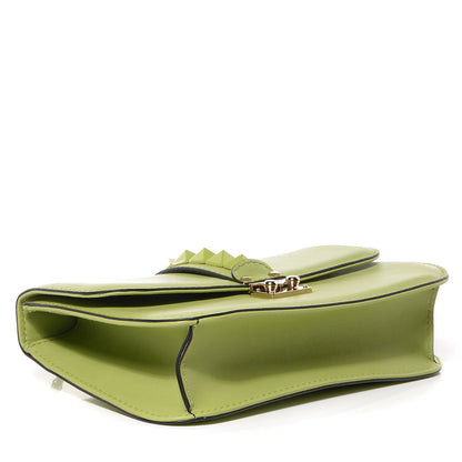 Valentino Garavani Vitello Medium Glam Lock Rockstud Flap Pop Apple 4 of 9