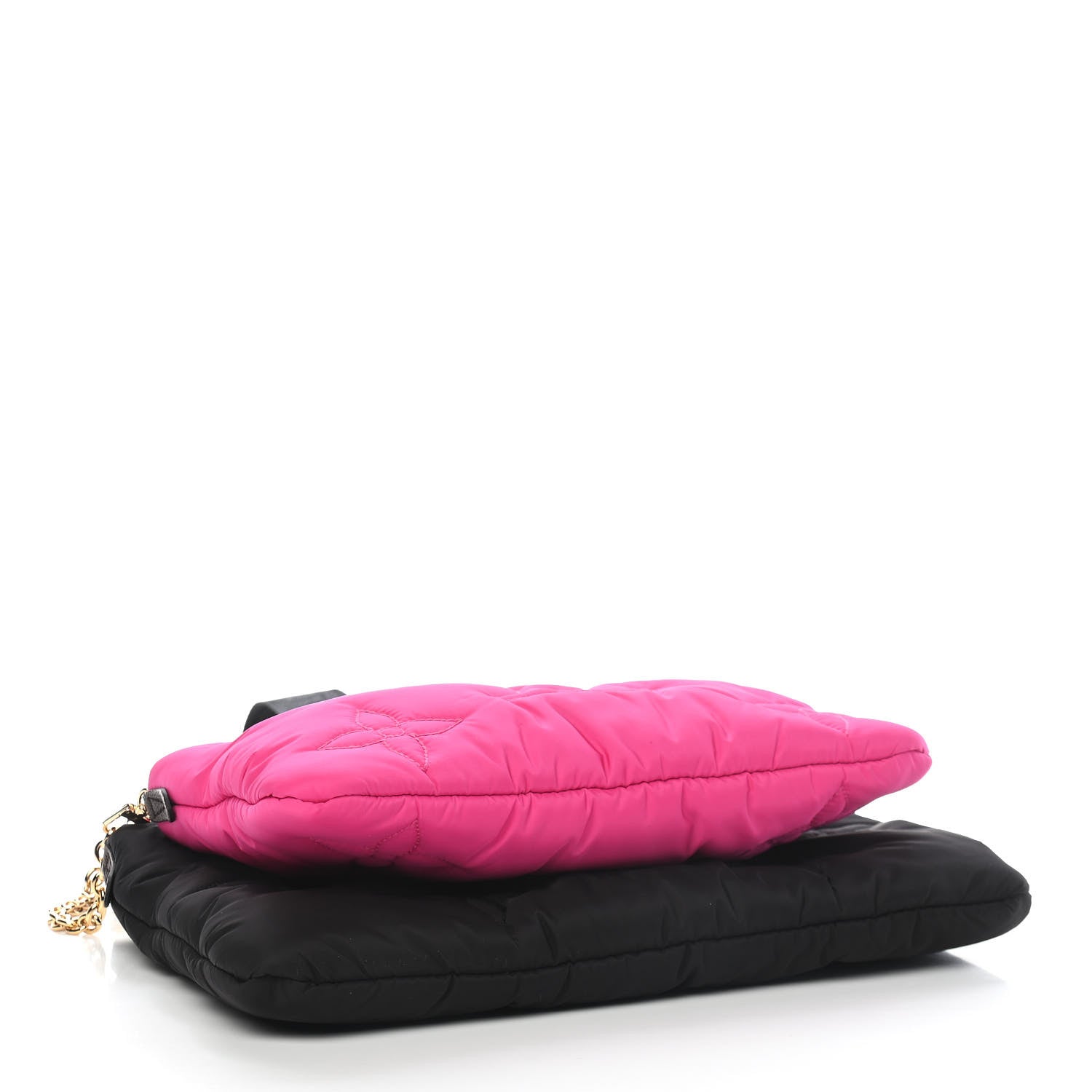 Louis Vuitton Econyl Monogram Pillow Maxi Multi Pochette Accessories Black Fuchsia 3 of 8