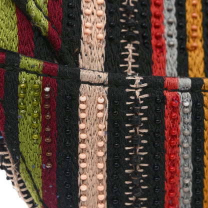 Christian Dior Canvas Embroidered Mini Saddle Bag Multicolor 12 of 13