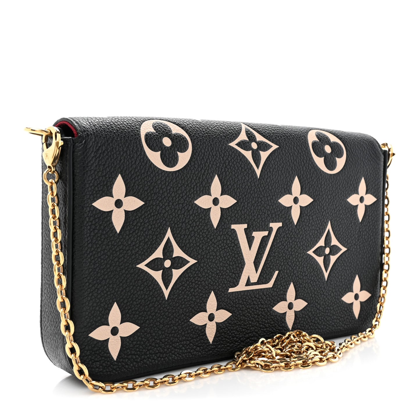 Empreinte Monogram Giant Felicie Pochette Black Beige