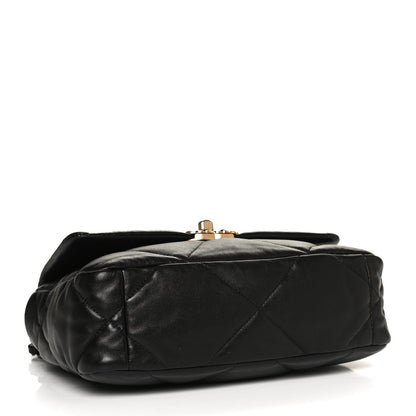 Chanel Lambskin Quilted Medium Chanel 19 Flap Black 4 of 10