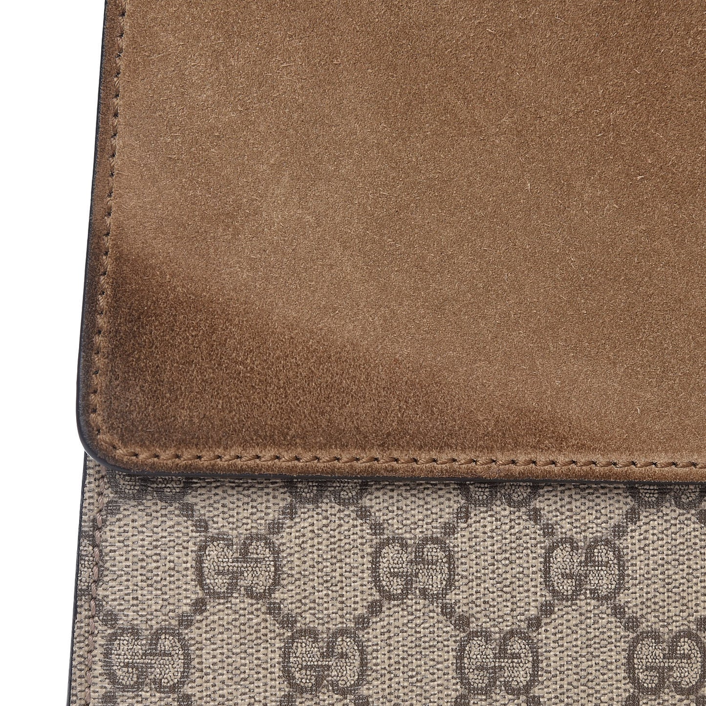 GG Supreme Monogram Medium Dionysus Shoulder Bag Taupe