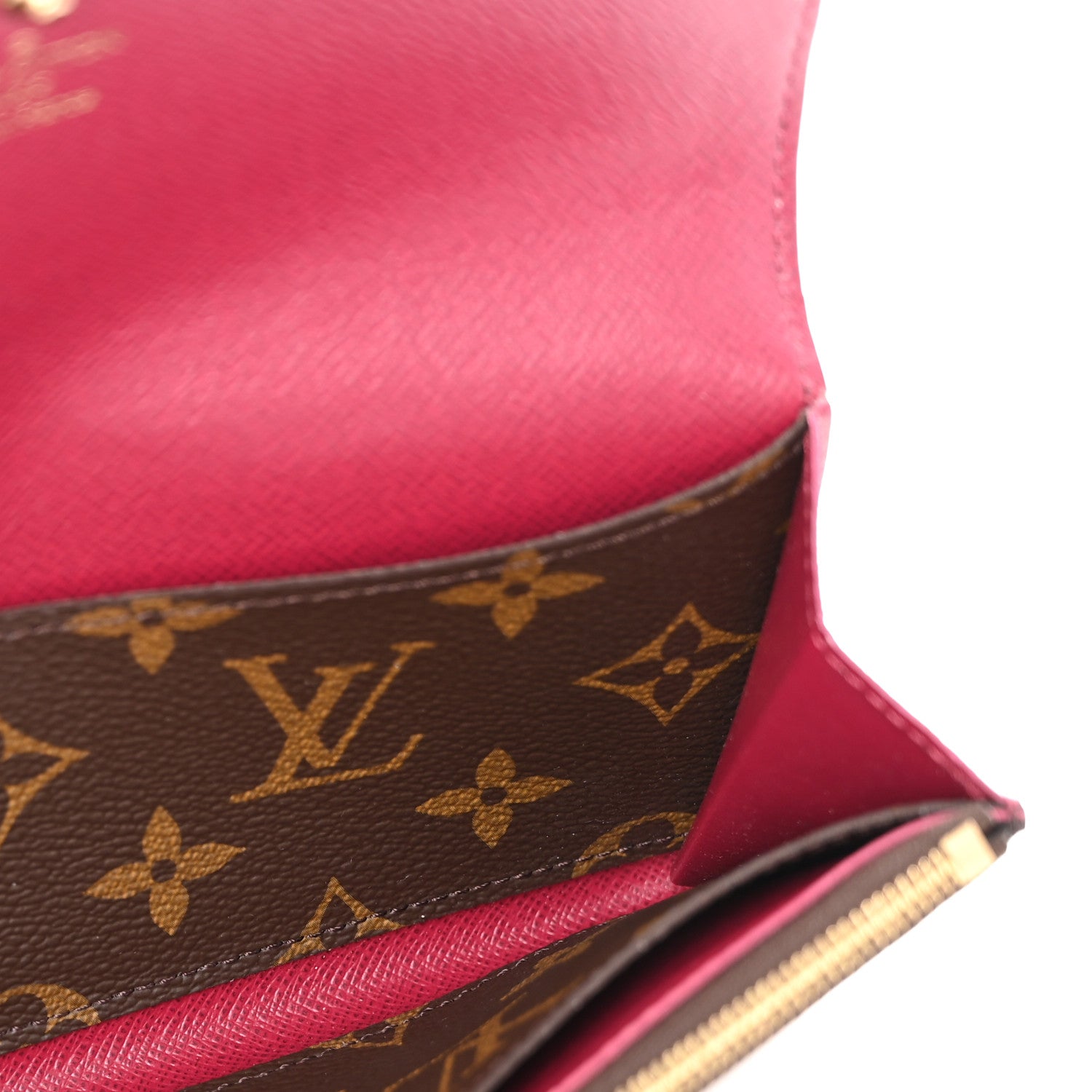 Louis Vuitton Monogram Emilie Wallet Fuchsia 5 of 11