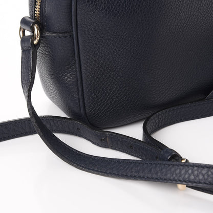 Gucci Pebbled Calfskin Small Soho Disco Bag Blue 8 of 9