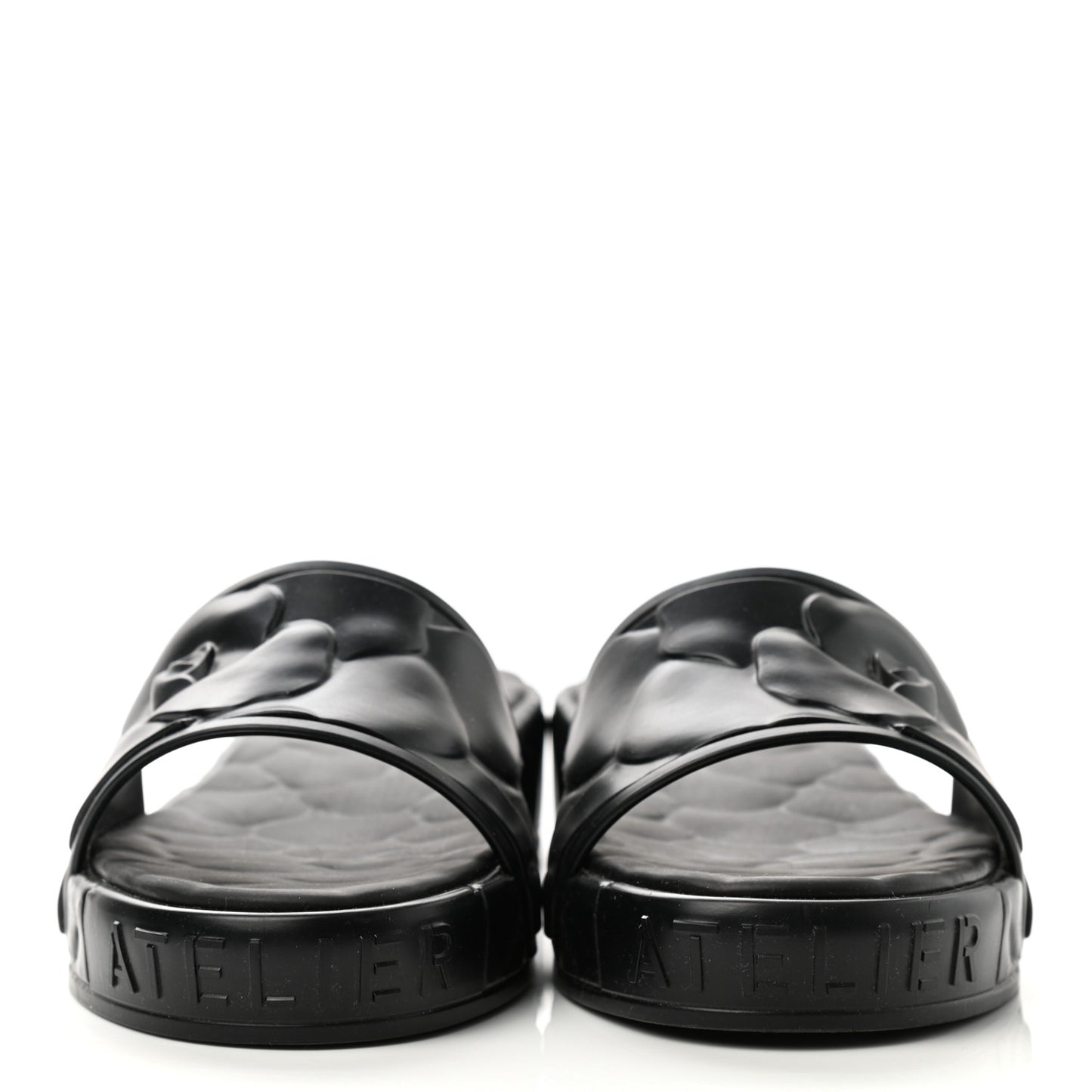 Rubber Atelier 03 Rose Edition 25/40mm Platform Slide Sandals 39 Black
