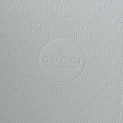 Gucci Nappa Miro Soft Calfskin Womens Interlocking G Slide Sandals 38 Great White Hibiscus Red 6 of 6