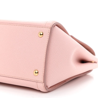 Salvatore Ferragamo Hammered Calfskin Carrie Shoulder Bag Pink 11 of 11