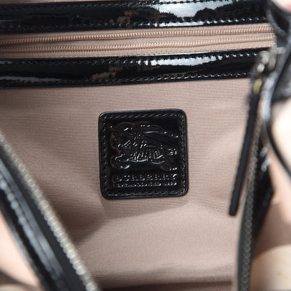 Burberry Nova Check Small Chester Bowling Bag Black 6 of 17