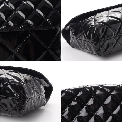 Chanel Vinyl Quilted In the Business Flap Bag Black 11 of 11