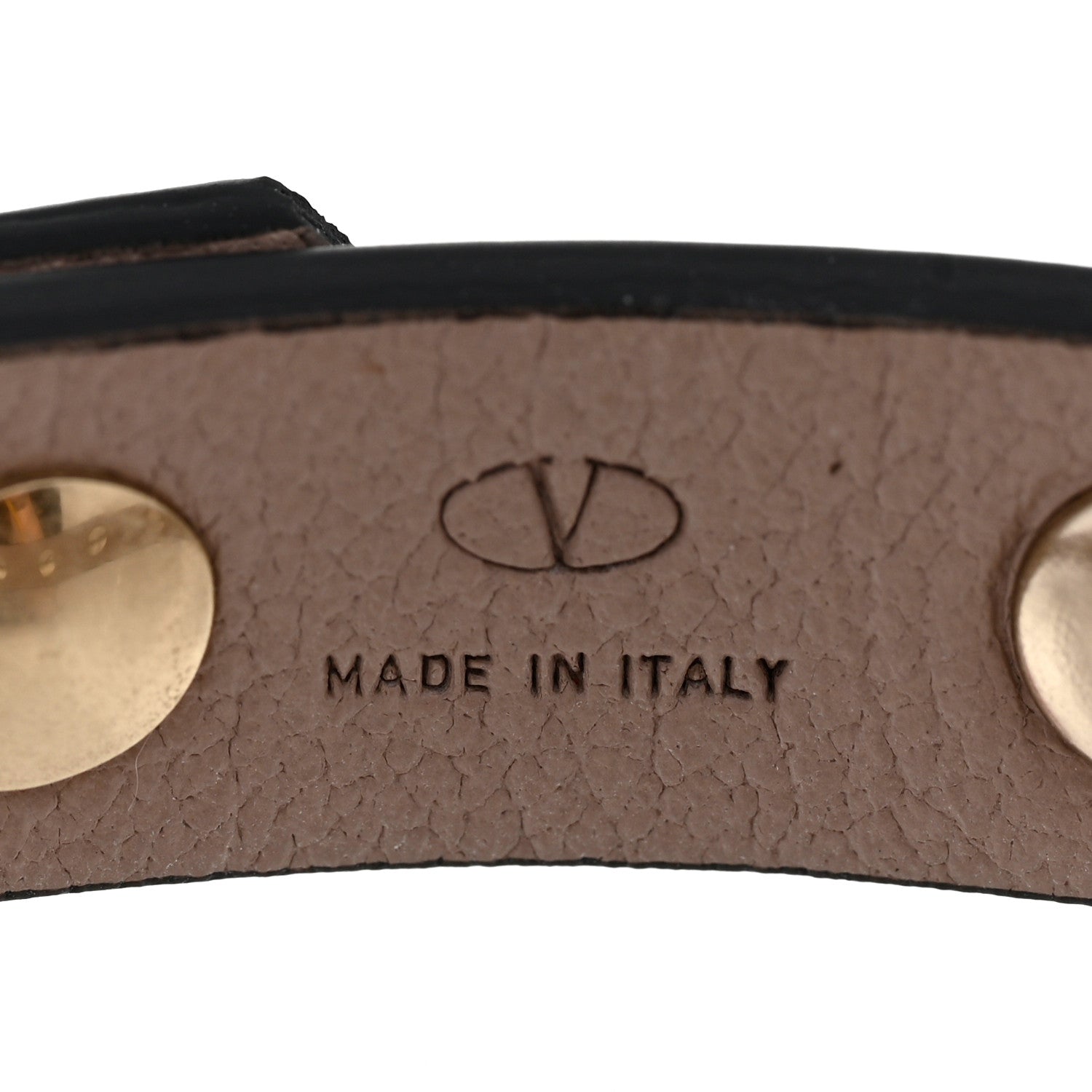 Valentino Garavani Vitello Rockstud Bracelet Poudre 4 of 5