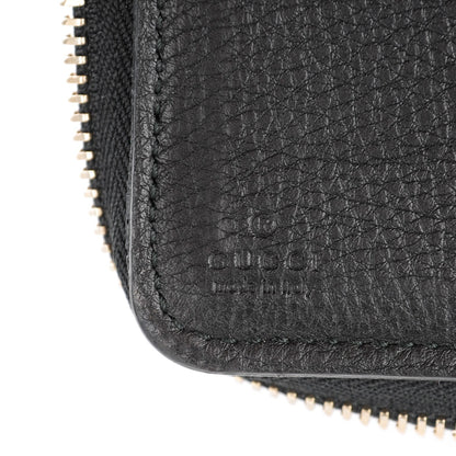 Gucci Pebbled Calfskin Soho Travel Document Case Black 7 of 8