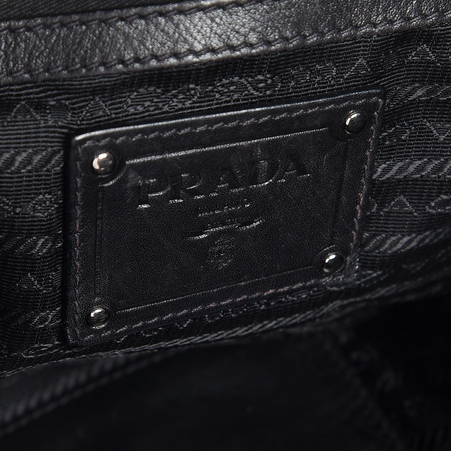 Prada Soft Calf Two Pocket Hobo Nero Black 5 of 8