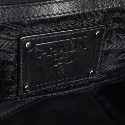 Prada Soft Calf Two Pocket Hobo Nero Black 5 of 8