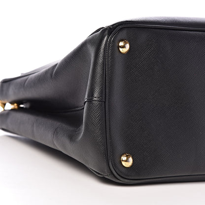 Prada Saffiano Large Galleria Double Zip Tote Black 8 of 10