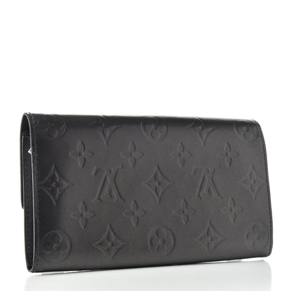 Louis Vuitton Mat Monogram Sarah Wallet Gris 3 of 6