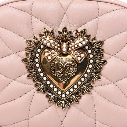 Dolce & Gabbana Calfskin Devotion Crossbody Bag Cipria 7 of 11