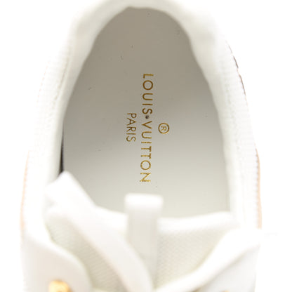 Louis Vuitton Calfskin Damier Azur Run Away Sneakers 39.5 White 7 of 9