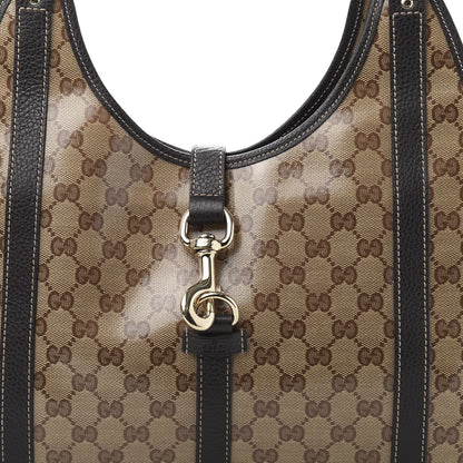 Gucci Crystal Monogram Medium Joy Shoulder Bag Dark Brown 10 of 10