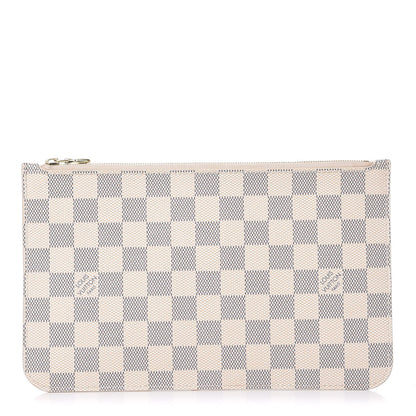 Louis Vuitton Damier Azur Neverfull MM GM Pochette 1 of 6
