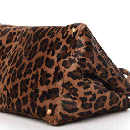 Prada Calf Hair Leopard Print Satchel 7 of 10