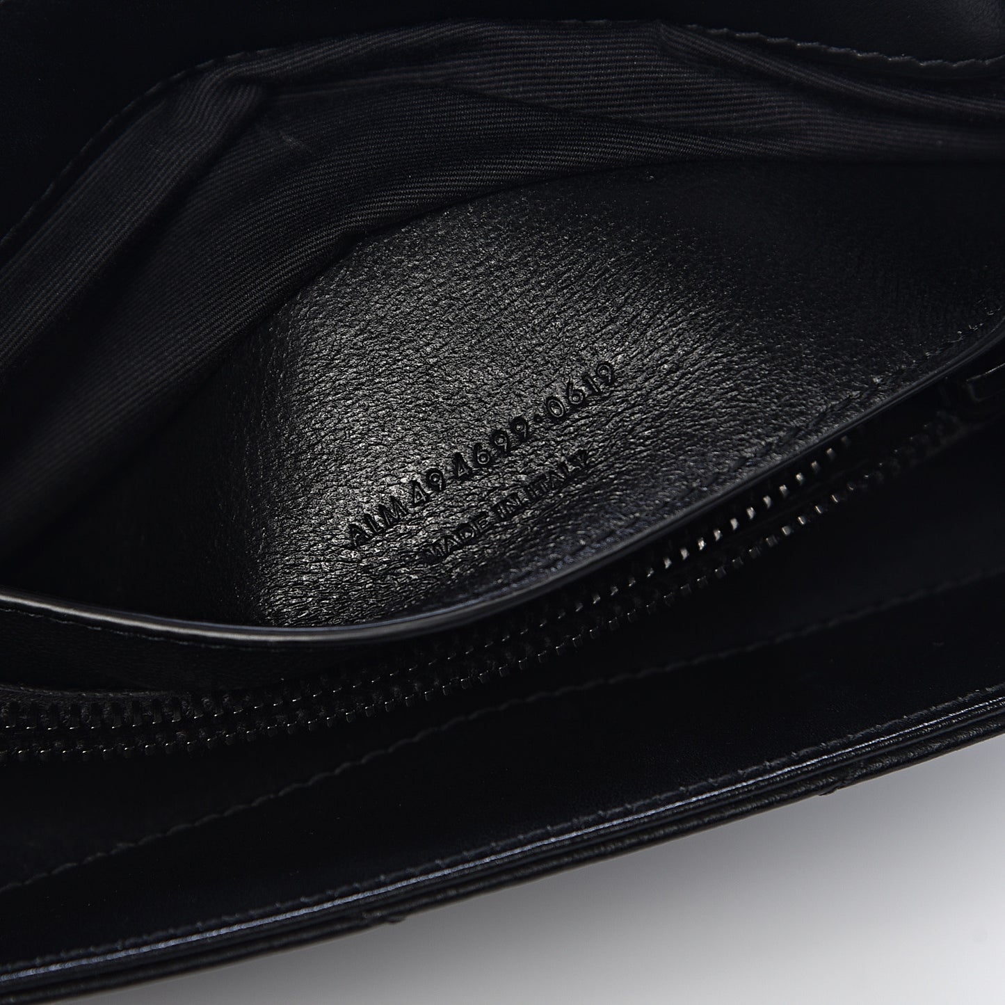Calfskin Y Quilted Monogram Small Loulou Chain Satchel Black