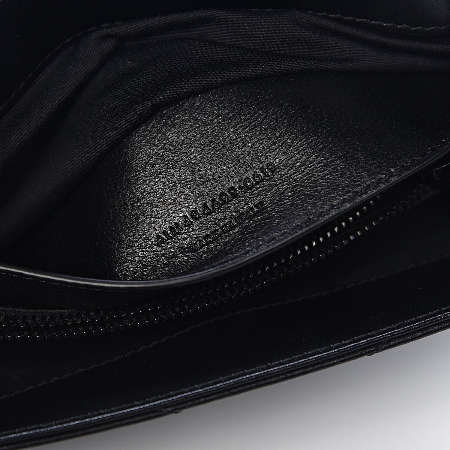 Saint Laurent Calfskin Y Quilted Monogram Small Loulou Chain Satchel Black 7 of 10