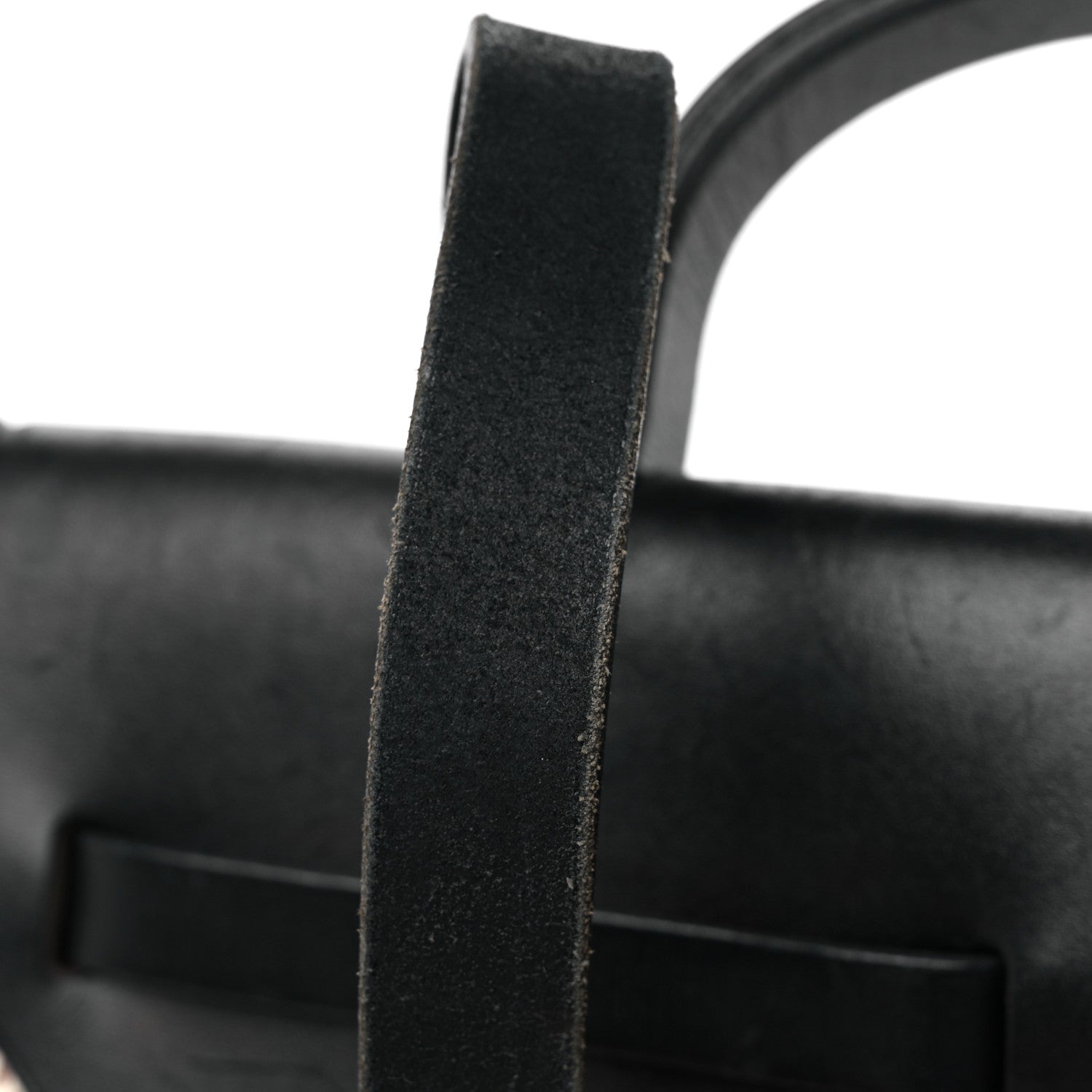Hermes Toile Vache Calfskin Herbag 30 PM Ficelle Black 26 of 27
