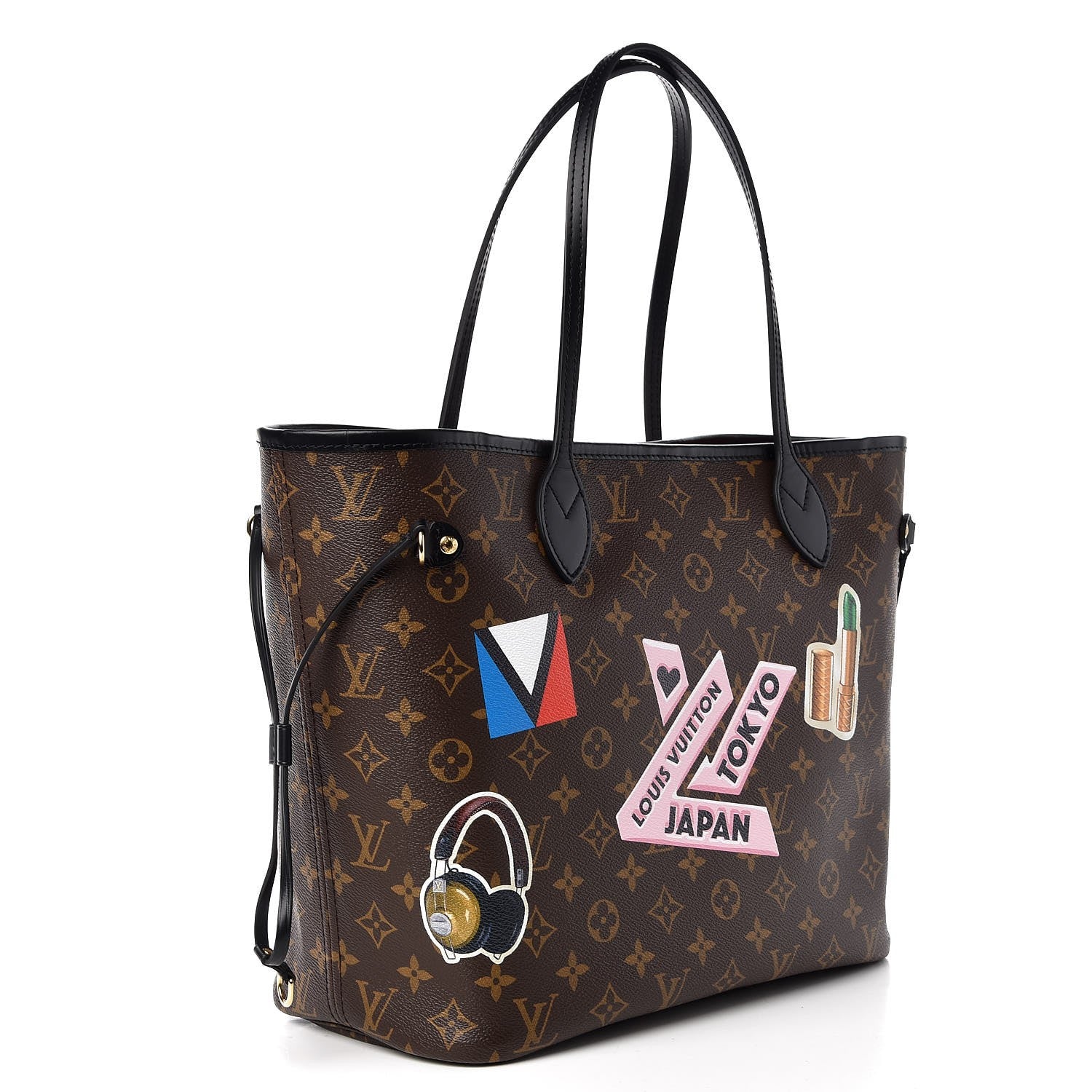 Louis Vuitton Monogram My LV World Tour Neverfull MM 3 of 7