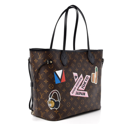 Louis Vuitton Monogram My LV World Tour Neverfull MM 3 of 7