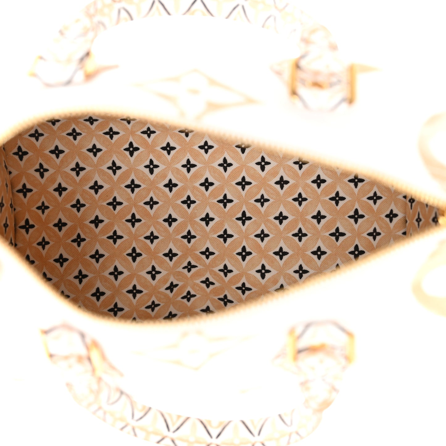 Monogram Giant By The Pool 2.0 Speedy Bandouliere 25 Beige