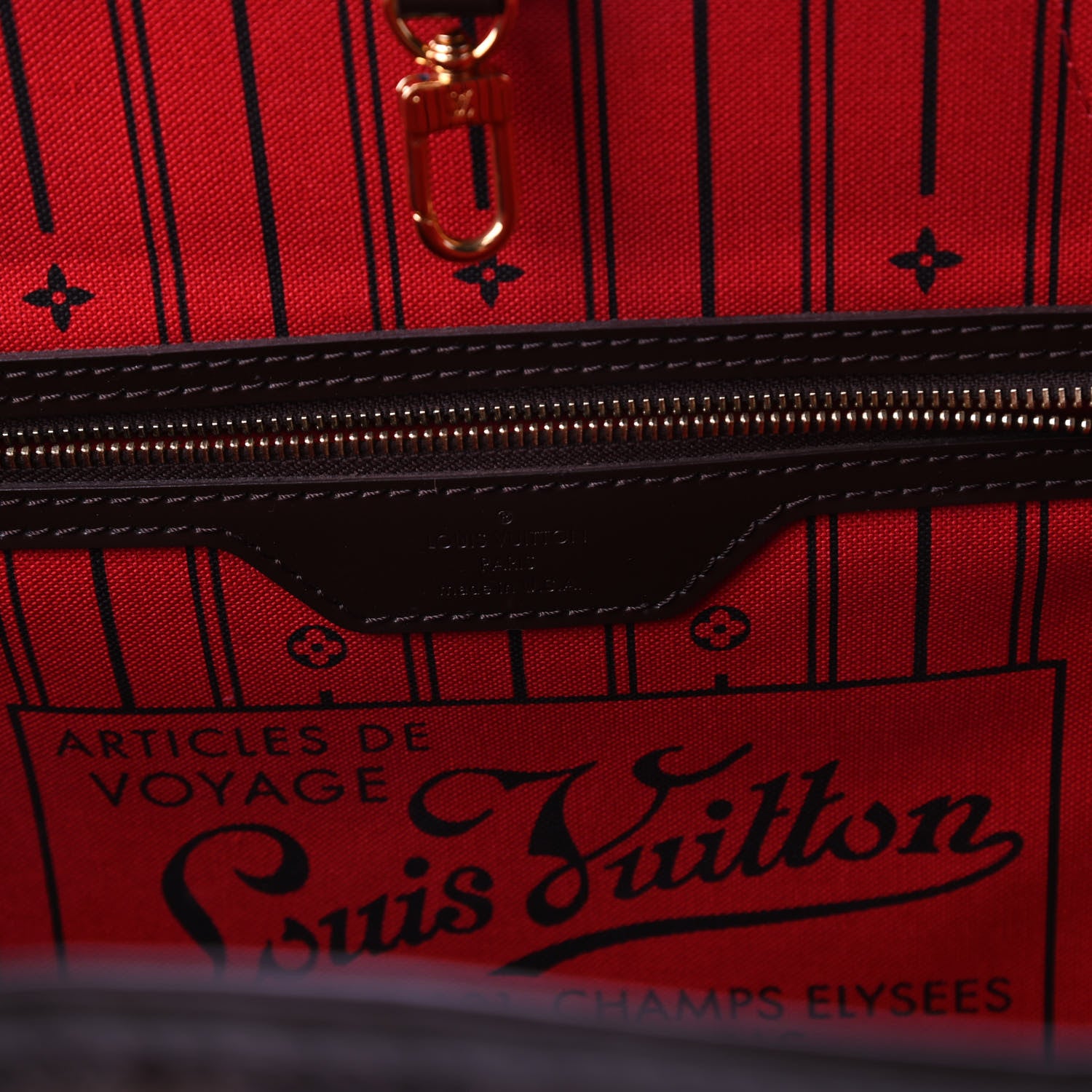 Louis Vuitton Damier Ebene Neverfull MM 8 of 10