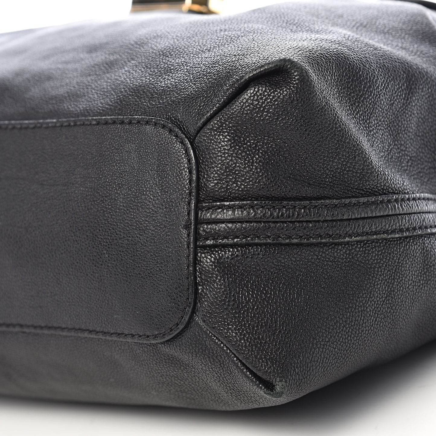 Calfskin Elsie Satchel Black