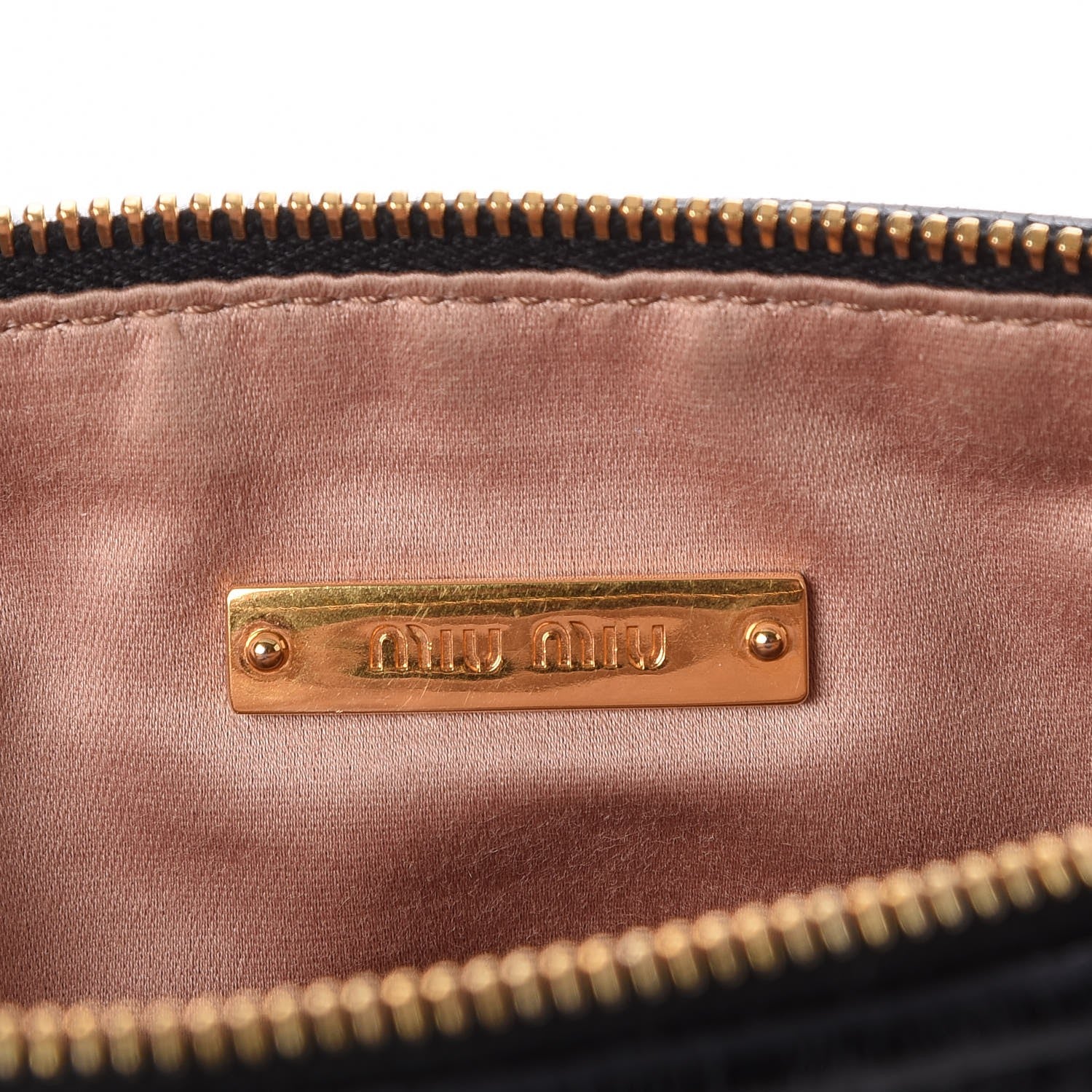 Miu Miu Nappa Matelasse Clutch Nero Black 6 of 8
