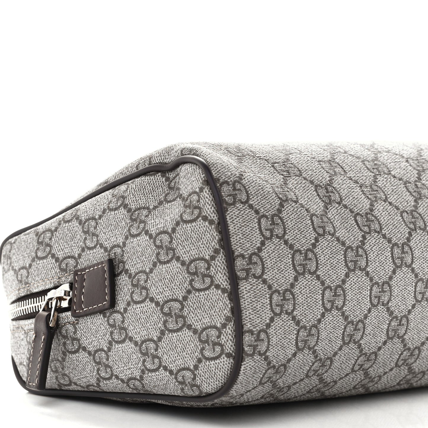 GG Plus Monogram Large Toiletry Case Brown
