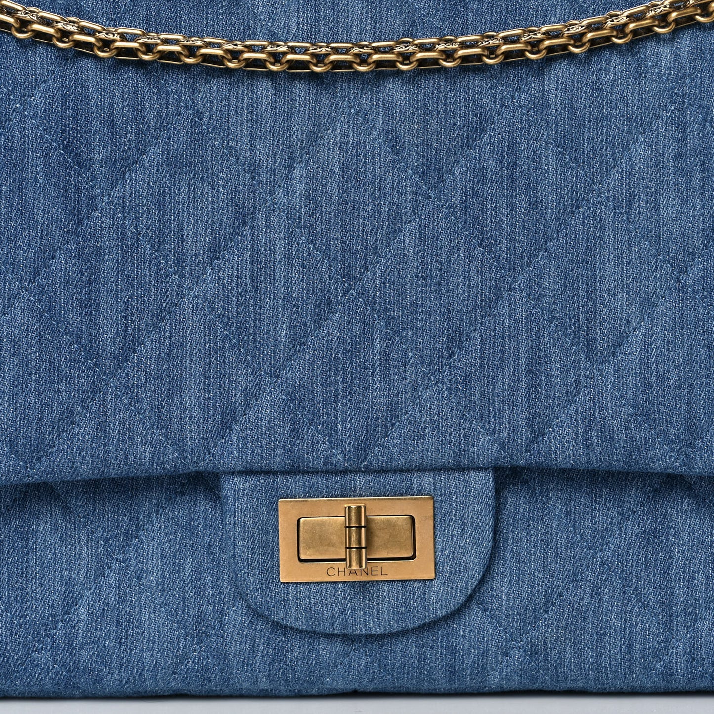 Denim Quilted 2.55 Reissue 227 Flap Blue