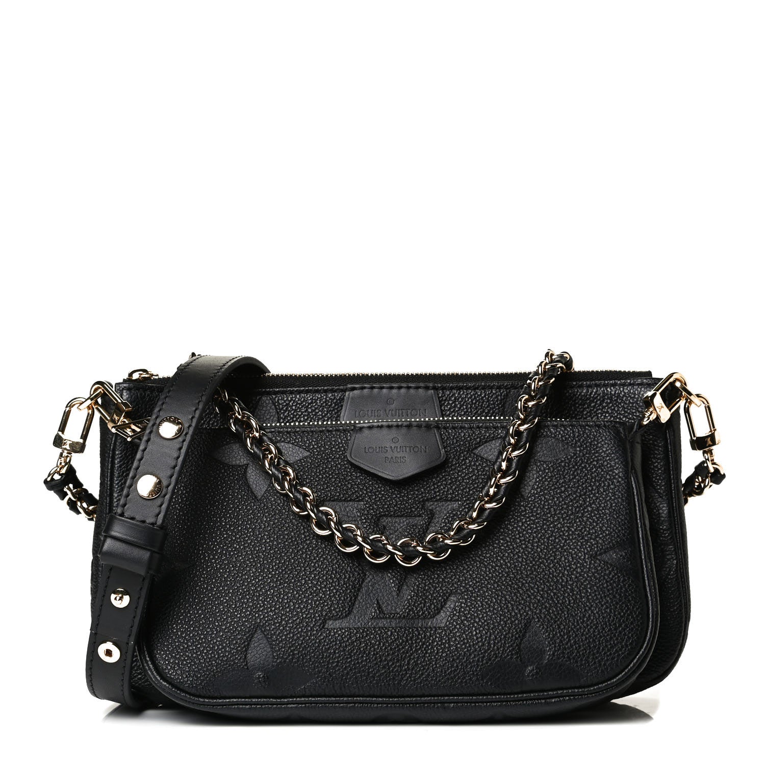 Louis Vuitton Empreinte Monogram Giant Multi Pochette Accessories Black 1 of 12