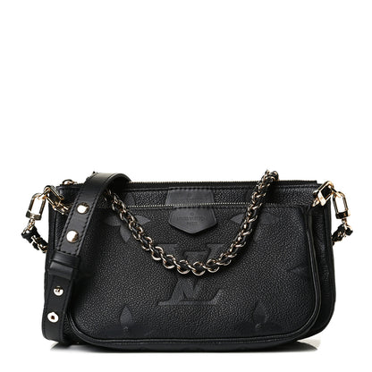 Louis Vuitton Empreinte Monogram Giant Multi Pochette Accessories Black 1 of 12