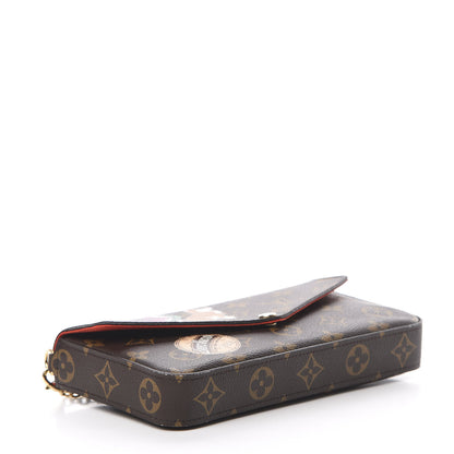 Louis Vuitton Monogram My LV World Tour Pochette Felicie Chain Wallet Coquelicot 5 of 14