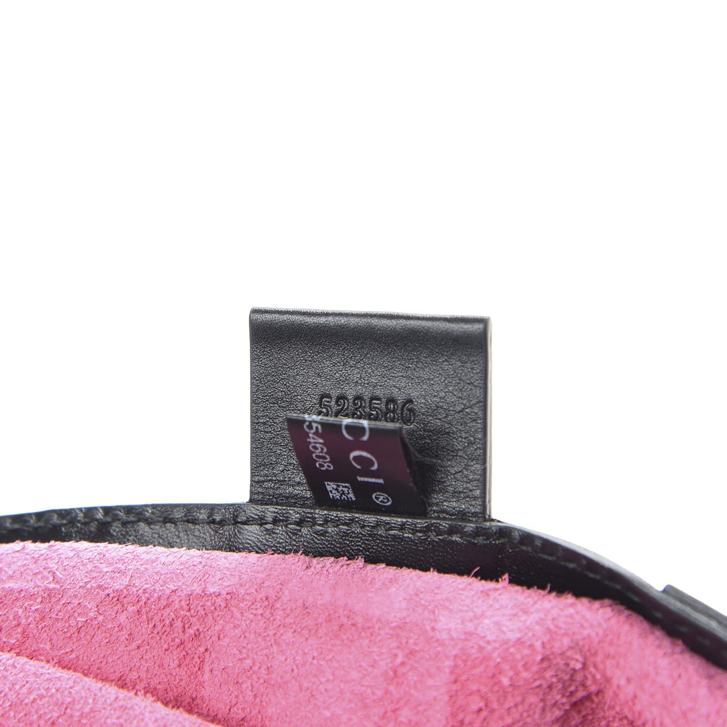 Grained Calfskin Logo Drawstring Backpack Box Pink Green Black