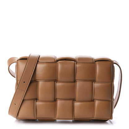 Bottega Veneta Nappa Maxi Intreccio Padded Cassette Crossbody Bag Caramel 1 of 9